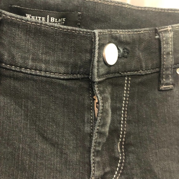 White House Black Market Jeans 4R Black Bling - Picture 3 of 11